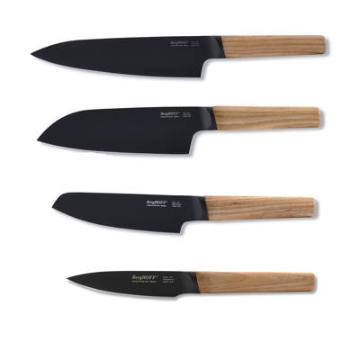 BergHOFF Ron 4Pc Knife Set Black, 4 Knives | Wayfair